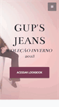 Mobile Screenshot of gupsjeans.com